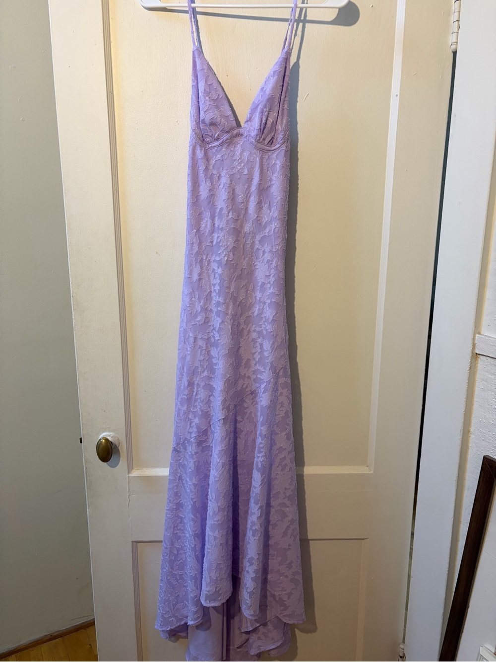 Princess Polly Lilac Lace Maxi Slip Dress